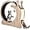 Natural, variant on Memoryfield Large Cat Exercise Wheel for Indoor Cats 33.5" Wooden Cat Treadmill with Scratching Board, Silent Running & Play Balls, Natural