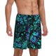 thumbnail image 2 of Fotbe Blue Floral with Butterflies Pantalones Cortos de Pijama para Hombre, Ropa de Dormir, Pantalones de Pijama Cortos para Hombre-Small, 2 of 6