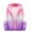 Pink, variant on UQJfacai Kids Rain Jacket Boys Girls Lightweigh Waterproof Raincoats Fashion Gradient Sun Protection Hooded Windbreaker Outerwear with Pockets