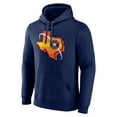 thumbnail image 2 of Men's Navy Houston Astros Paint the Black Pullover Hoodie, 2 of 3