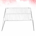 thumbnail image 3 of Folding Camping Barbecue Rack Stainless Steel 1Set 9.8x12.6in, 3 of 6