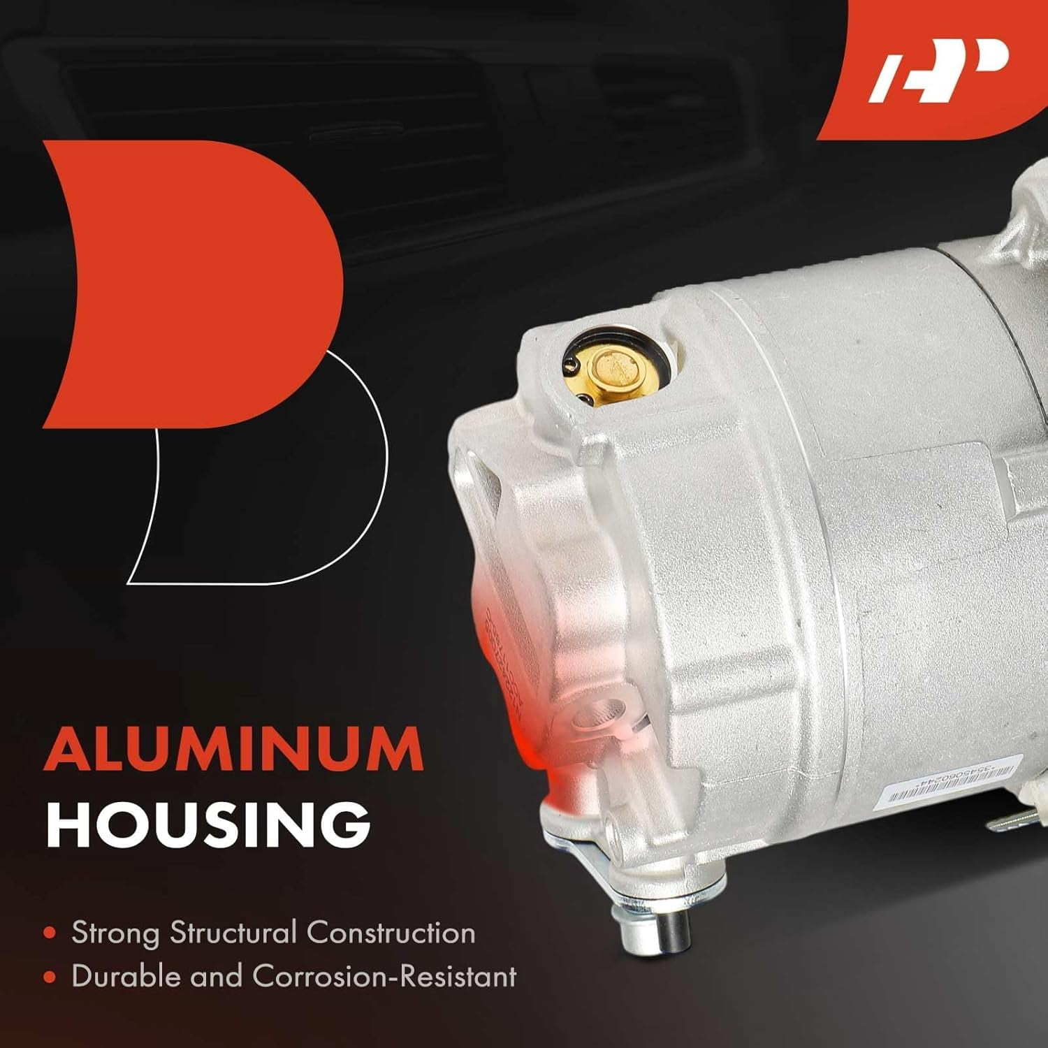 A-Premium Air Conditioner AC Compressor with Clutch Compatible with Chevrolet Corsa 2003-2008, Tornado 2004-2010, 1.8L