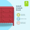 thumbnail image 5 of daVinci Sammy Scallop 6-Drawer Dresser in Strawberry Red, 5 of 5