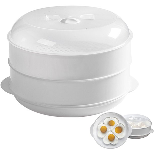 Microwave Vegetables Steamer 2 In 1 Heartshaped Microwave Egg