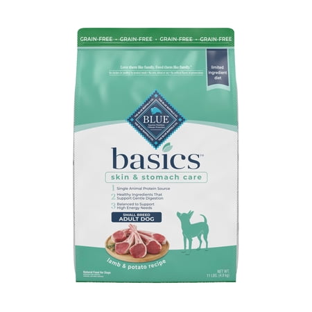 Blue Buffalo Basics Small Breed Adult Dry Dog Food, Lamb, Chicken Free, 11lb