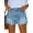 Light Blue 1, variant on ONLYSHE Jean Shorts Womens Mid Rise Casual Ripped Distressed Stretchy Denim Shorts Ripped Hem Short Hot Pants