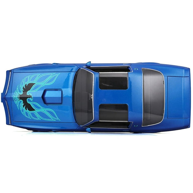 1977 Pontiac Firebird Trans Am Blue 1:18 Metal Die Cast