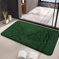 thumbnail image 1 of Esaierr Polyester Non Slip Bottom Quick Dry Super Absorbent Rug Thin Bathtub,Shower Room,Sink Rugs(Green), 1 of 5