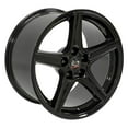 thumbnail image 4 of OE Wheels FR06B 18 Inch Rim Fits Mustang FR500 Style 5x114.3 18x10 Gloss Black - Hollander 3810 (1), 4 of 5
