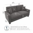 thumbnail image 3 of Canapé 73L Stockton de Bush Furniture, 3 of 9