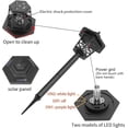 thumbnail image 3 of 2 Piezas Exterminador Solar de Insectos para Exteriores, Exterminador de Mosquitos Solar LED Impermeable para Exteriores, lámpara de luz para Matar Mosquitos con energía Solar para Uso en In, 3 of 5