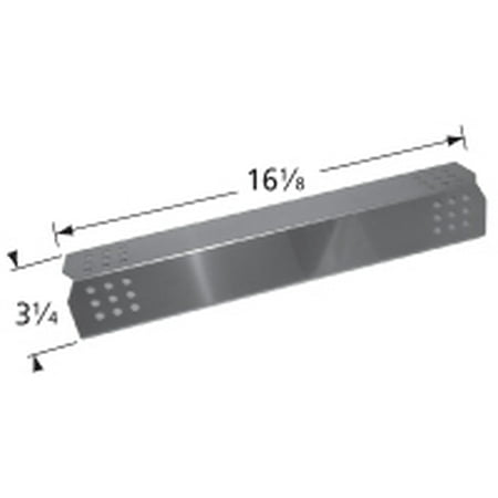 Stainless Steel Gas Hatch - Jenn Air Gas Grill 720-0709, 720-0709B Stainless Steel Heat Plate