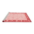 thumbnail image 2 of Ahgly Company Machine Washable Indoor Round Oriental Red Traditional Area Rugs, 8' Round, 2 of 4