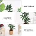 thumbnail image 4 of Mini Plante de Simulation de Maison Mini Plante en Pot Modèle Miniature Ornement de Verdure, 4 of 7