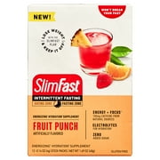 SlimFast Fruit Punch Energizing Hydration Supplement 12 - 0.1 oz Stick Packs