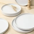 thumbnail image 3 of Stone Lain Celina 32-Piece Dinnerware Set Stoneware, White, 3 of 7