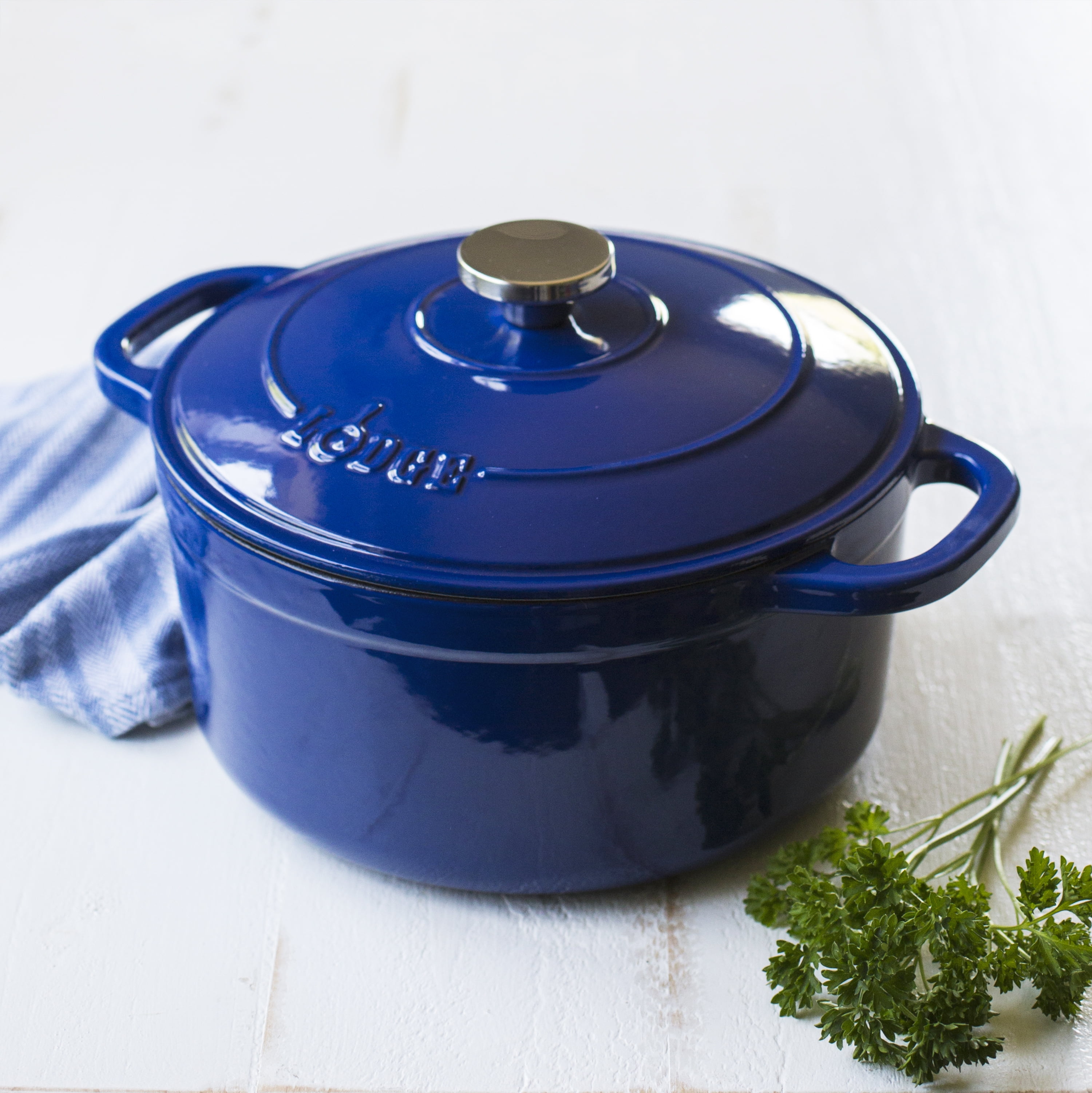Lodge Cast Iron Cast Iron Enameled Dutch Oven, EC6D50 at Tractor
