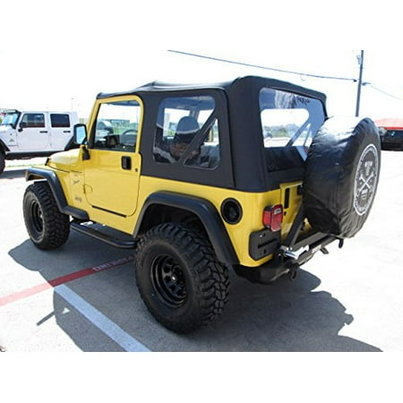 1997 2006 Jeep Wrangler Tj Lj Rear Rock Bumper With Swing Away Tire Carrier No