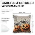 thumbnail image 2 of pumpkins spider gothic Linen toss pillowcase Decoration pillowcase Gift preferred 24x24" Cushion cover 2 set Sofa pillowcase Sofa bedroom living room car, 2 of 8
