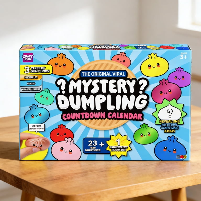 新品即発送 Surprise Countdown Calendar Dumpling Squishy Mystery Box Countdown Calendar, Daily Small