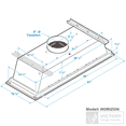 thumbnail image 5 of VICTORY Range Hood - 900 CFM - (Ceiling Mount) - Stainless Steel (Horizon), 5 of 5