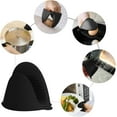 thumbnail image 5 of HEETLY Silicone Pinch Grips, 4-Piece Mini Oven Mitts & Pot Holders Set, 446°F Heat Resistant Kitchen Tool, Black, 5 of 8