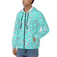 thumbnail image 3 of Naloa Seashell And Starfish Men’s Hoodies, Zip up Hoodie, Sweatshirts,Hoodies for Men Sizes S-3XL-Large, 3 of 5