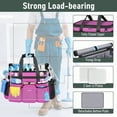 thumbnail image 5 of Cleaning Caddy with Wheels Large Rolling Caddy Bag with Detachable Trolley for Housekeepers Water Resistant Cleaning Cart plies Organizer for Home Car Tool Organizer Mobile Storage, 5 of 10