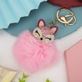 thumbnail image 1 of Rhinestone Key Decoration,  Head Key Chain, For Women Girls, 1 of 8