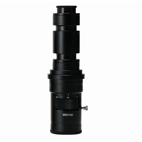 Hayear 110mm Microscope Lens 400X C Mount Lens 0.7X-5X Magnification Lens for HDMI USB Industry Video Microscope Camera