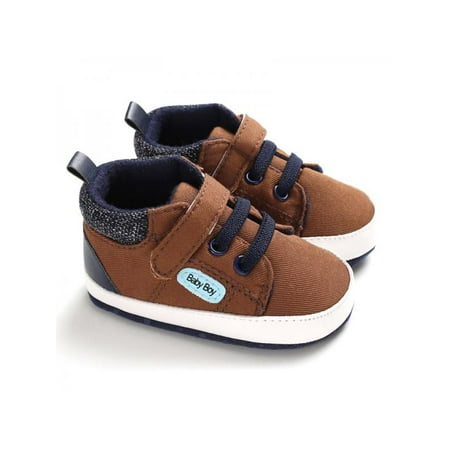 Image of Baby Boy Walking Shoes Anti-Slip Wings Design Sneakers Soft Soled Walkers