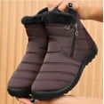 thumbnail image 2 of Unisex Winter High-Top Boots, Water-Resistant Nylon Casual Shoes with Warm Fleece Lining & Side Zipper, 2025 Cold Weather Collection, 2 of 11