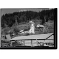 thumbnail image 2 of Historic Framed Print, Catholic Church, Sierra City Road, Downieville, Sierra County, CA, 17-7/8" x 21-7/8", 2 of 9