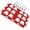 Red, variant on PatungKu Upgrade Integral Mounting Plate for Packouts,High-Strength Full Width Plate Power Tool Storage Mounting Plate