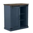 thumbnail image 4 of FESTIVO 32" Compact TV Stand for 40" TVs w/ Barn Door Design - Navy, 4 of 6