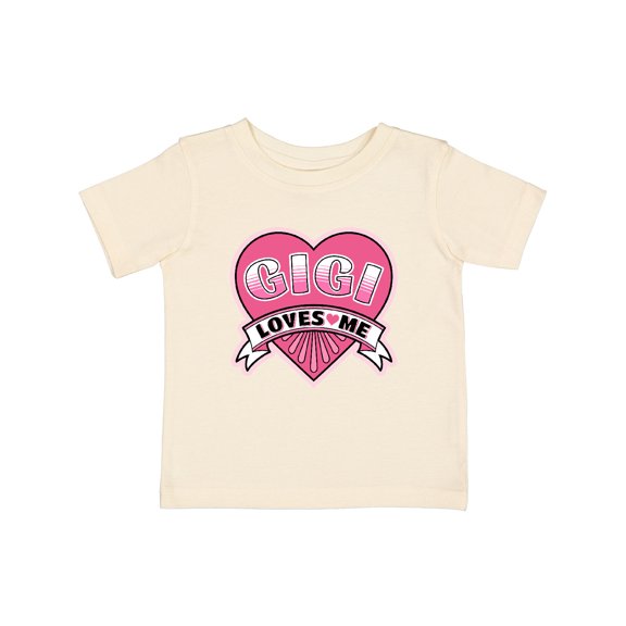 Inktastic Gigi Loves Me Girls Granddaughter Girls Baby T-Shirt