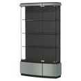 thumbnail image 7 of Waddell 514-BB-ELM Quantum 42 x 44 x 12 in. Lighted Wall Case, Black Textured Laminate Back - Elm, 7 of 7