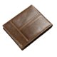 thumbnail image 3 of Cartera para hombre Cartera de viaje versátil Regalos del día para papá Titular de la tarjeta de crédito Café, 3 of 8