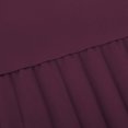 thumbnail image 5 of ZQUUVOU Women's Plus-Size Casual Dress Short-Sleeved Mid-Length Pleated High-Waisted Solid Color Dress Burgundy, 5 of 6