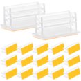 thumbnail image 2 of LOLIPPYY 50pcs Self Adhesive Sign Holders Mini Sneeze Panels Holders Guard Sign Holder for Cards Receipts Photos, 2 of 7