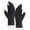 Black-2 Fingers out, variant on Nmnitkp Gloves Warm Winter Gloves, Gloves For Cold Weather, Touch Screen Anti-Slip Fleece Lined Soft Knit Gloves For Men Women