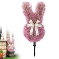 thumbnail image 2 of JHEHF 29.5inch Easter Boxwood Topiary Trees with Ground Stake Cute Rabbit Shaped Boxwood Topiary Tree Home Ornament for Indoor Outdoor Home Porch Garden Festival Decor, 2 of 9
