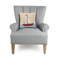 thumbnail image 3 of The Pillow Shoppe Sailboat Hook Multicolor Decorative Pillow, 16"X16", 3 of 5