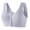 Grey, variant on Women Cotton Front Button Bra Snap Comfort Sleep Bra, Easy Close Bras Wireless, Seamless T-Shirt Bra(Beige/42)