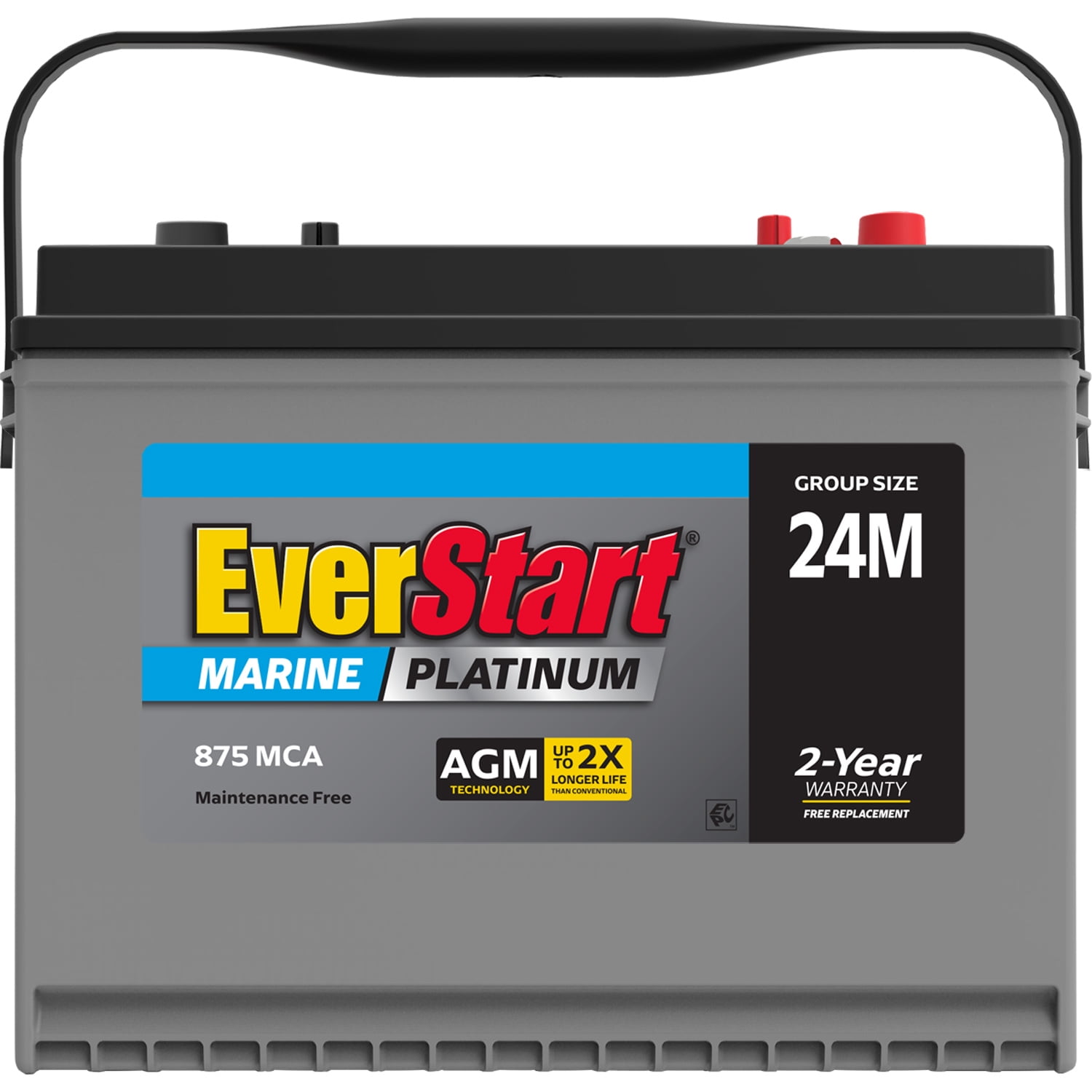 Buy EverStart Platinum BOXED AGM Marine y RV Deep Cycle Battery Group