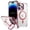 Red, variant on ShellTech for iPhone 14 Pro Max Case with Screen Protector Compatible,Military-Grade Drop TestedShockproof Slim Fit Magnetic Crystal Cover,Black