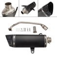 thumbnail image 2 of Front Tail Pipe Slip On Exhaust Muffler Black For Honda Adv160 Adv 160 2022-2024, 2 of 10