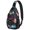 Meny, variant on Watermelon Pattern Lightweight Sling Backpack, Tropical Summer Fruit Print Crossbody Bag with Cute Sunshine Design, Durable and Multi-Layer Storage for Watermelon Lovers