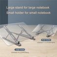 thumbnail image 4 of Youkk Support pour Ordinateur Portable à Hauteur Réglable Support d'Ordinateur pour Cahier Support Ventilé pour Cahier Portable Pliable Support d'Ordinateur Portable en Aluminium, 4 of 6