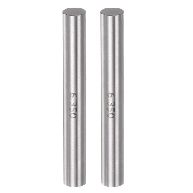 Unique Bargains Gage de Prise Go Calibre 6,35 mm Diamètre Gcr15 Roulement Acier Précision 0,001 mm, 2 Pcs